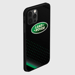 Чехол для iPhone 12 Pro Max Land rover Зелёная абстракция, цвет: 3D-черный — фото 2