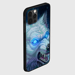 Чехол для iPhone 12 Pro Max Ледяной волк, цвет: 3D-черный — фото 2
