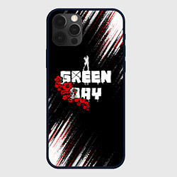 Чехол для iPhone 12 Pro Max Green day - абстракция, цвет: 3D-черный