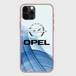 Чехол для iPhone 12 Pro Max Opel - logo, цвет: 3D-светло-розовый
