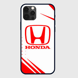 Чехол для iPhone 12 Pro Max Honda - sport, цвет: 3D-черный