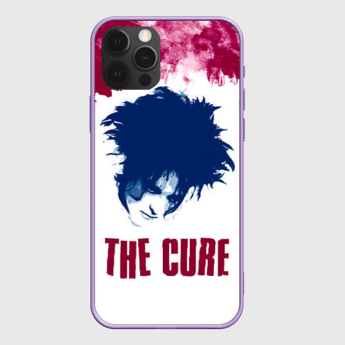 Чехол iPhone 12 Pro Max Роберт Смит The Cure / 3D-Сиреневый – фото 1
