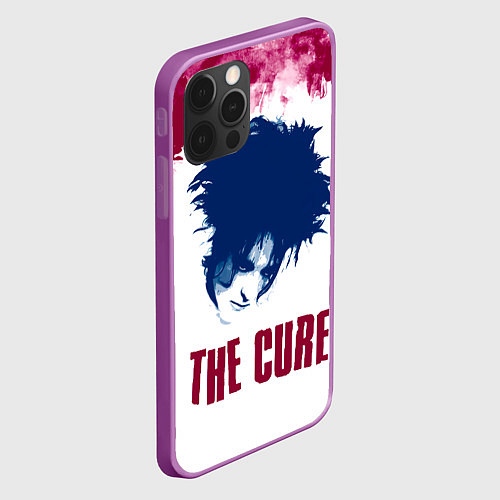 Чехол iPhone 12 Pro Max Роберт Смит The Cure / 3D-Сиреневый – фото 2