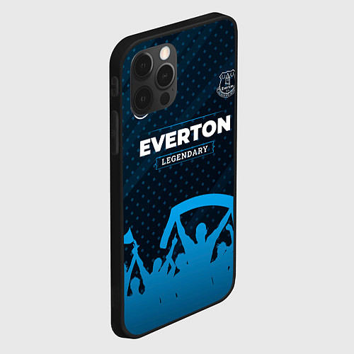 Чехол iPhone 12 Pro Max Everton legendary форма фанатов / 3D-Черный – фото 2