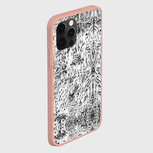 Чехол iPhone 12 Pro Max Trypophilia / 3D-Светло-розовый – фото 2