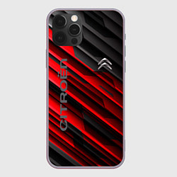 Чехол для iPhone 12 Pro Max Citroёn - sport, цвет: 3D-серый