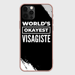 Чехол для iPhone 12 Pro Max Worlds okayest visagiste - dark, цвет: 3D-светло-розовый