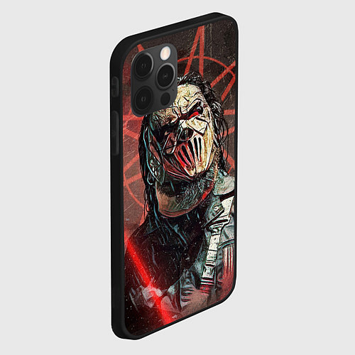 Чехол iPhone 12 Pro Max Mick Thomson-Slipknot / 3D-Черный – фото 2