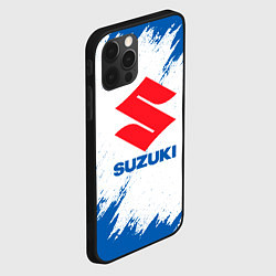Чехол для iPhone 12 Pro Max Suzuki - texture, цвет: 3D-черный — фото 2