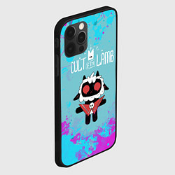 Чехол для iPhone 12 Pro Max Овечка арт - Cult of the lamb, цвет: 3D-черный — фото 2