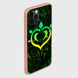 Чехол для iPhone 12 Pro Max Дендро стихия Геншин импакт, цвет: 3D-светло-розовый — фото 2