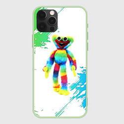 Чехол для iPhone 12 Pro Max Разноцветный Хагги Вагги, цвет: 3D-салатовый