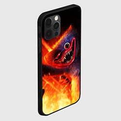 Чехол для iPhone 12 Pro Max Хагги Вагги в огне, цвет: 3D-черный — фото 2