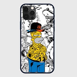 Чехол для iPhone 12 Pro Max Гомер Симпсон - ярый головорез!, цвет: 3D-черный