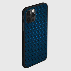 Чехол для iPhone 12 Pro Max Объемная текстура с отверстиями, цвет: 3D-черный — фото 2