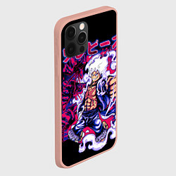 Чехол для iPhone 12 Pro Max Луффи 5 гир - One Piece, цвет: 3D-светло-розовый — фото 2