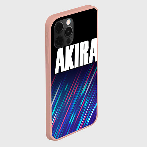 Чехол iPhone 12 Pro Max Akira stream / 3D-Светло-розовый – фото 2