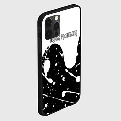 Чехол для iPhone 12 Pro Max Iron Maiden - БРЫЗГИ КРАСОК, цвет: 3D-черный — фото 2