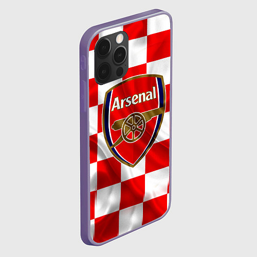 Чехол iPhone 12 Pro Max ФК Арсенал Шах и Мат / 3D-Серый – фото 2