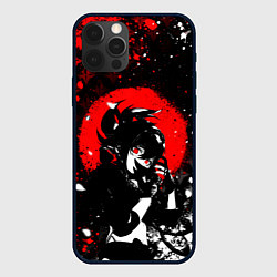 Чехол для iPhone 12 Pro Max Куки шинобу - Мрачный Геншин, цвет: 3D-черный