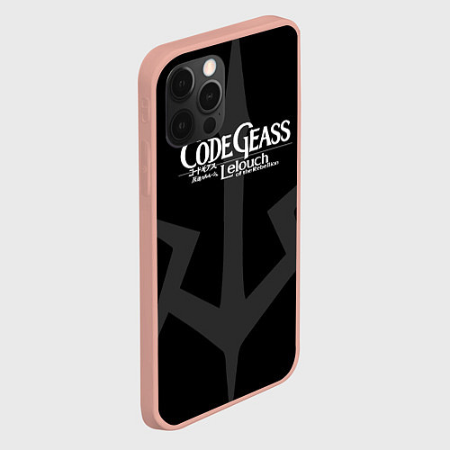 Чехол iPhone 12 Pro Max Код гиас logo / 3D-Светло-розовый – фото 2