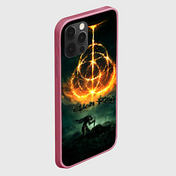 Чехол для iPhone 12 Pro Max Elden ring art пламя, цвет: 3D-малиновый — фото 2