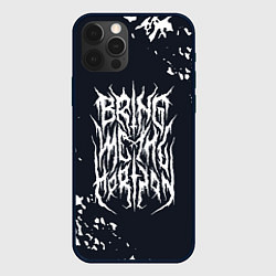Чехол для iPhone 12 Pro Max Bring Me the Horizon краска, цвет: 3D-черный