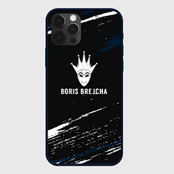 Чехол для iPhone 12 Pro Max Boris Brejcha в маске краска, цвет: 3D-черный