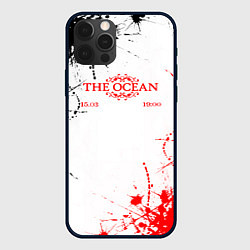 Чехол для iPhone 12 Pro Max Blue october - краска, цвет: 3D-черный