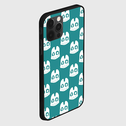 Чехол iPhone 12 Pro Max Глейпнир узор / 3D-Черный – фото 2