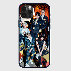 Чехол для iPhone 12 Pro Max Stray Kids Circus, цвет: 3D-черный