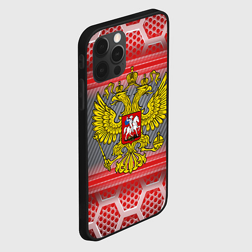Чехол iPhone 12 Pro Max Россия будущего / 3D-Черный – фото 2