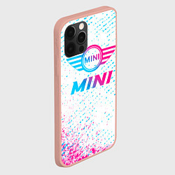 Чехол для iPhone 12 Pro Max Mini neon gradient style, цвет: 3D-светло-розовый — фото 2