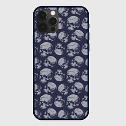 Чехол для iPhone 12 Pro Max Череп и челюсть, цвет: 3D-черный