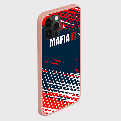 Чехол iPhone 12 Pro Max Mafia краска / 3D-Светло-розовый – фото 2