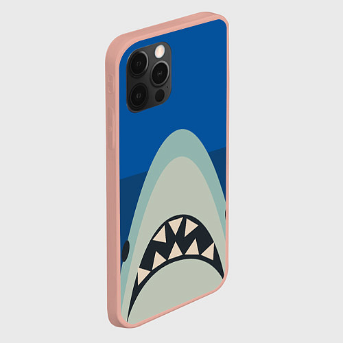 Чехол iPhone 12 Pro Max Монстр Океана / 3D-Светло-розовый – фото 2