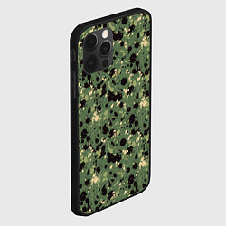 Чехол для iPhone 12 Pro Max Милитари клякса мини, цвет: 3D-черный — фото 2