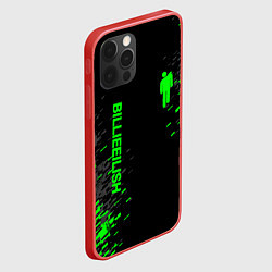 Чехол для iPhone 12 Pro Max Билли Айлиш зелёная краска, цвет: 3D-красный — фото 2