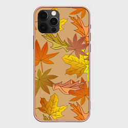 Чехол для iPhone 12 Pro Max Осенняя атмосфера, цвет: 3D-светло-розовый