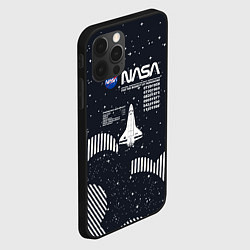 Чехол для iPhone 12 Pro Max Nasa - облака звёзды, цвет: 3D-черный — фото 2