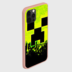 Чехол для iPhone 12 Pro Max Creeper neon, цвет: 3D-светло-розовый — фото 2