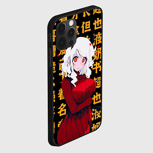 Чехол iPhone 12 Pro Max Helltaker girl / 3D-Черный – фото 2