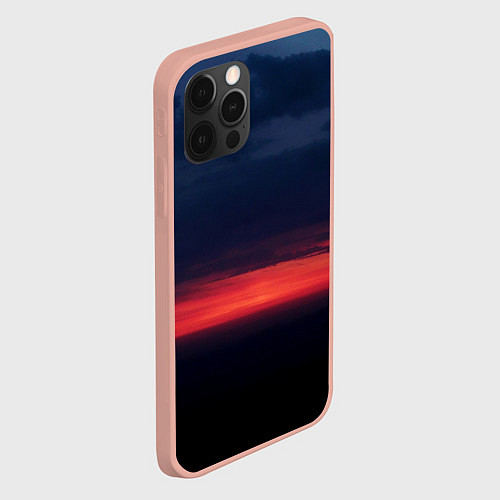 Чехол iPhone 12 Pro Max Кавказская заря / 3D-Светло-розовый – фото 2
