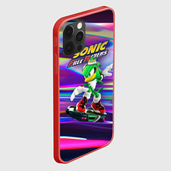 Чехол для iPhone 12 Pro Max Jet-the-hawk - Sonic Free Riders, цвет: 3D-красный — фото 2