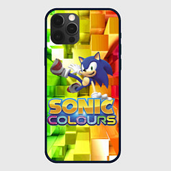 Чехол для iPhone 12 Pro Max Sonic Colours - Hedgehog - Video game, цвет: 3D-черный
