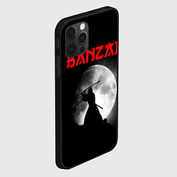 Чехол для iPhone 12 Pro Max Banzai - самурай, цвет: 3D-черный — фото 2