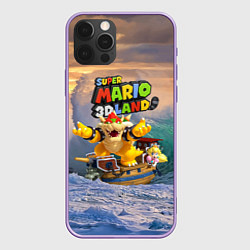 Чехол для iPhone 12 Pro Max Принцесса Персик на корабле Боузера - Super Mario, цвет: 3D-сиреневый