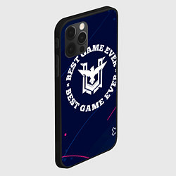 Чехол для iPhone 12 Pro Max Символ Free Fire и надпись best game ever, цвет: 3D-черный — фото 2