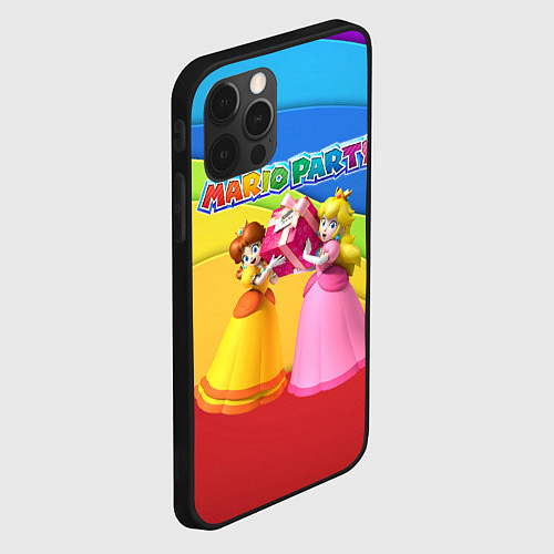 Чехол iPhone 12 Pro Max Mario Party - Nintendo / 3D-Черный – фото 2