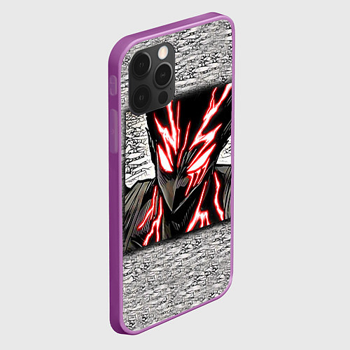Чехол iPhone 12 Pro Max Garou Rage Mode / 3D-Сиреневый – фото 2
